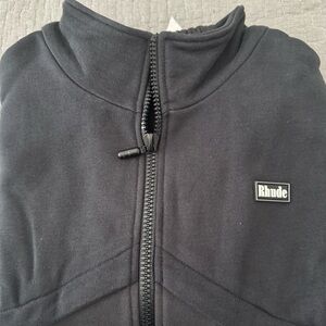 Brand New Zip Up Flight Jacket in washed Black in size Medium with Tags.